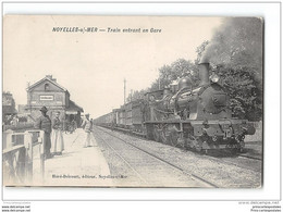 CPA 80 Noyelles Sur Mer Et Le Train - Noyelles-sur-Mer