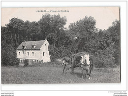 CPA 95 Presles Prairie De Montbray Une Fenaison - Presles