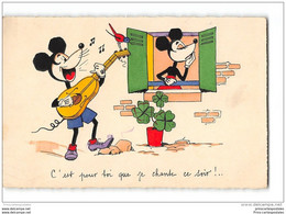 CPA Mickey Mouse " C'est Pour Toi Que Je Chante Ce Soir " - Other & Unclassified