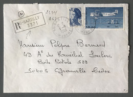 France N°2240 Et PA N°57 Sur Enveloppe Recommandé De SARTILLY 3371, 1.8.1986 - (C1602) - 1961-....