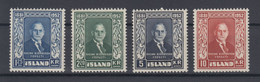 Iceland 1952 - Michel 281-284 MNH ** - Neufs