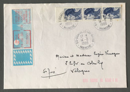 France N°2240 (x3) Sur Enveloppe + Complément LISA, 14.6.1988 - (C1609) - 1961-....