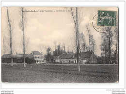 CPA 41 Le Gué Du Loir Arrivée De La Gare Et Le Train Tramway Ligne De Oucques Gué Du Loir Droue - Autres & Non Classés