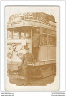CPA 93 Aubervilliers Carte Photo Le Tramway - Aubervilliers