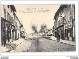 CPA 01 Pont De Vaux Rue André Ligne De Trevoux St Trivier De Courtes - Pont-de-Vaux