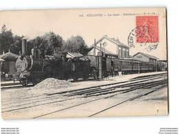 CPA 51 Sézanne La Gare Et Le Train - Sezanne