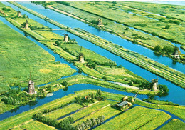 Pays-Bas Holland Moulin à Vent Moulin à Vent Molens Kinderdijk - Kinderdijk