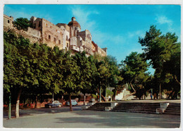 CAGLIARI    IL  CASTELLO  VISTO  DAL  TERRAPIENO         (VIAGGIATA) - Cagliari