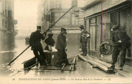 Paris * 5ème * Rue Dela Bucherie * Inondation Janvier 1910 * Un Radeau De Secours - Inondations De 1910