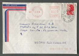 France N°2319 + Complément Machine à Affranchir Sur Enveloppe 22.8.1985 - (C1628) - 1961-....