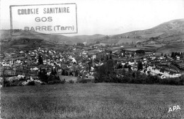 Lacaune Les Bains * Vue Générale Du Village * Voir Cachet " Colonie Sanitaire GOS Par BARRE " - Autres & Non Classés