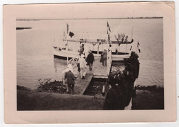 Photo Originale Haut Sénégal NIGER MALI SOUDAN Français 1933 Bateau Vedette Marine Nationale MARKALA Embarcadère - Africa