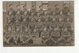 CARTE PHOTO - NOUVELLE ZELANDE - MILITAIRES - 24 SQUAD - PHOTOGRAPHE WAKELIN WEST ROAD WILLINGTON - Regimientos