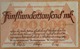 Allemagne Notgeld - 500,000 Mark  Bottrop , Gladbach, Osterfeld 1923 - Sin Clasificación