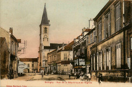 Bobigny * Rue De La République Et L'église * Boucherie * Hôtel - Bobigny