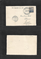 Airmails - World. 1936 (4 May) Zeppelin. Hinderburg. Germany - Switzerland (5 May) Fkd Ppc. Special Cachet. LZ129. - Otros & Sin Clasificación