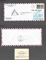 Airmails - World. 1941 (10 May) Singapore - Guam (14 May) First PANAM Flight. Fkd Censored Cover + Special Cachet. Fine  - Sonstige & Ohne Zuordnung