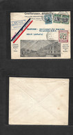 Colombia. 1936 (1 May) Medellin - Germany, Berlin. 6 Comercial Illustrated Airmail Multifkd Env Incl Coffee Issue + Air  - Colombia