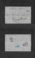 Gibraltar. 1860 (28 Feb) Peninsular Oriental Line. GPO - Portugal, Porto (5 March) EL Full Text Carried By "Ville De Lis - Gibraltar