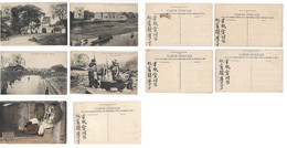 Indochina. 1910. Hathinh. 5 Better Pre-cancelled Early Photo Cards. Annam. - Otros - Asia