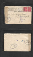 Military Mail. 1916 (13 Dec) Australia - Belgium - Netherlands, Camp Amersfoort. Belgian Soldier. Fkd Env With French Tr - Correo Militar (PM)