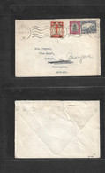 South Africa. 1938 (17 Dec) Durban - England, Birmingham. Multifkd Env Incl T. Label Kersmis 1938 Rolling Cachet. Fine. - Otros & Sin Clasificación