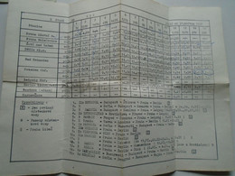 ZA337.10  Timetable  Railway Train  Czechoslovakia PRAHA PRAG  To DDR GDR   1987 - Europe