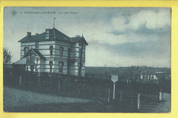 * Fontaine L'Eveque (Hainaut - La Wallonie) * (SBP, Nr 3) Villa Des Fleurs, TOP, Rare, Prachtkaart, Zeldzaam, Unique - Fontaine-l'Evêque