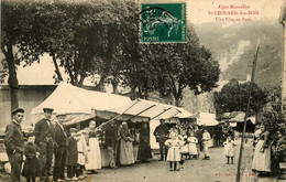 St Léonard Des Bois * 1907 * Une Fête Au Pays * Stands Marchands - Saint Leonard Des Bois