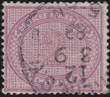Deutsches Reich   .   Michiel  .     37a  (2 Scans)      .     O     .  Gebraucht    .    /   .   Cancelled - Used Stamps