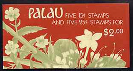 Booklet - Palau 1988 Flowers $2 Booklet Complete And Very Fine, SG SB11 - Palau