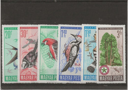 HONGRIE - CENTENAIRE ASSOC DE SYLVICULTURE -N° 1809 A 1814 NEUF SANS CHARNIERE - ANNEE 1966 - Unused Stamps