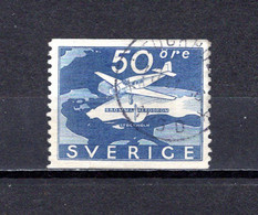 Suecia   1936  .-   Y&T  Nº    6     Aéreo   (b) - Gebruikt