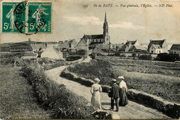 Ile De Batz * Vue Générale * Route Vers L'église - Ile-de-Batz