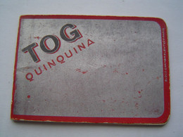 CARNET DE BISTROT Ancien : APERITIF TOG QUINQUINA - Werbung