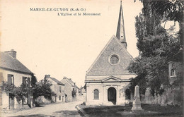 Mareil-le-Guyon      78           L'église Et Le Monument       ( Voir Scan) - Autres & Non Classés