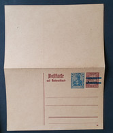 Deutsches Reich 1921, Postkarte P 134I/02 - Ungebraucht - Covers & Documents