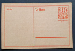 Deutsches Reich 1921, Postkarte P141I - Ungebraucht - Covers & Documents