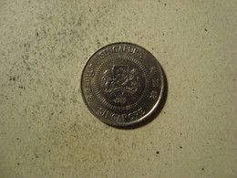 MONNAIE SINGAPOUR 10 CENTS 1989 - Singapour