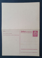 Deutsches Reich 1933, Postkarte P215 - Ungebraucht - Lettres & Documents