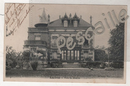 95 VAL D'OISE - CP LOUVRES - VILLA DU MOULIN - BERTHAULT EDIT. à LOUVRES - CIRCULEE TAXEE EN 1902 ? - Louvres