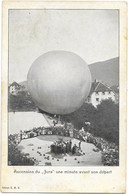 JURA SUISSE Ou JURA Français Départ D'un Ballon Ascension Du Jura Une Minute Avant Son Départ - Altri & Non Classificati