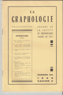 Revue LA GRAPHOLOGIE N° 100 - Cahier 4 1965 - Ciencia