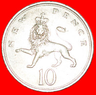 • LION (1968-1981): GREAT BRITAIN ★ 10 NEW PENCE 1973! LOW START ★ NO RESERVE! - 10 Pence & 10 New Pence