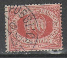 San Marino 1877 - Stemma 20 C.         (g6961) - Gebraucht