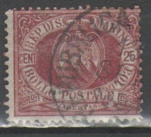San Marino 1890 - Stemma 25 C.         (g6962) - Usati