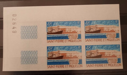 St.Pierre Et Miquelon/Saint Pierre And Miquelon N°406 Nd Bloc De 4 CdF**TB - Geschnittene, Druckproben Und Abarten