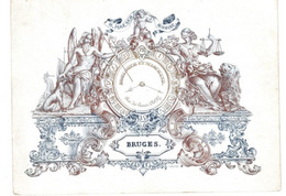 Hologer Et Marchand B.Haesen - Boone Rue Des Pierres Bruges Litho J.Petit 18 X13 Cm - Cartes Porcelaine
