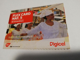 CURACAO NAF 5,- DIGICEL FLEX CARD  FLOATING MARKET CURACAO   24/03/2015   ** 4262** - Antilles (Netherlands)