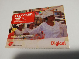 CURACAO NAF 5,- DIGICEL FLEX CARD  FLOATING MARKET CURACAO   22/01/2016   ** 4263** - Antilles (Netherlands)